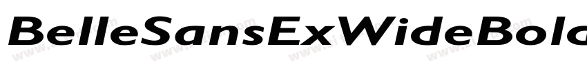 BelleSansExWideBold 字体转换 BelleSansExWideBold 字体转换